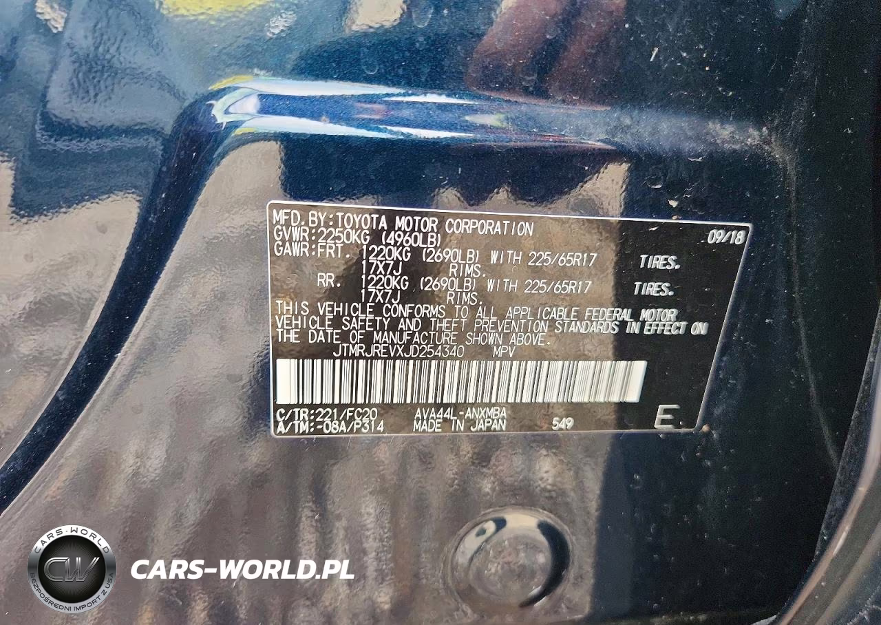 2018 Toyota Rav4 Hybrid Le VIN:JTMRJREVXJD254340 - 13