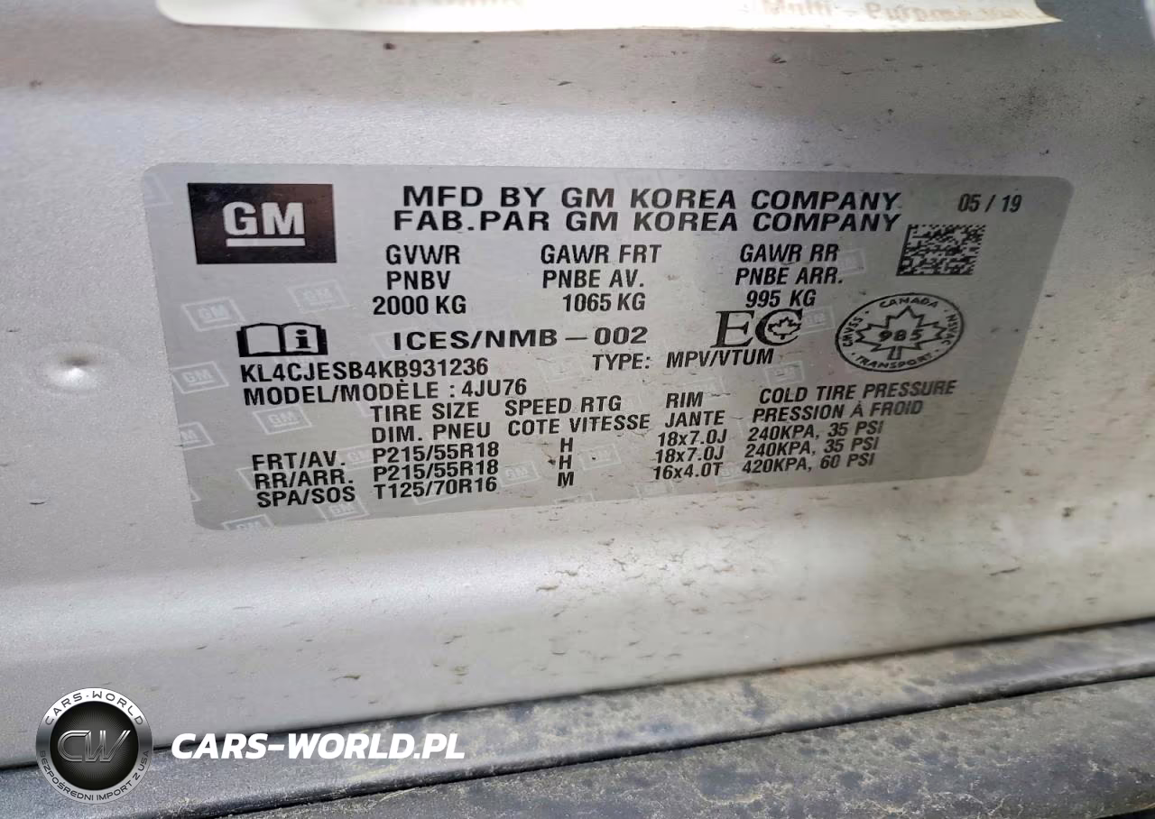 2019 Buick Encore Preferred VIN:KL4CJESB4KB931236 - 14