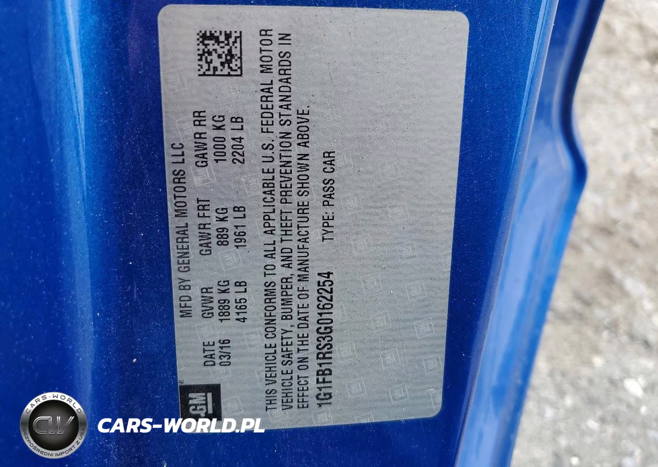 2016 Chevrolet Camaro Lt VIN:1G1FB1RS3G0162254 - 12