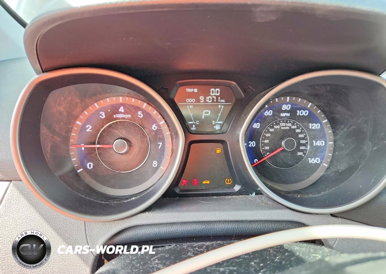 2012 Hyundai Elantra Gls VIN:5NPDH4AE8CH119952 - 9