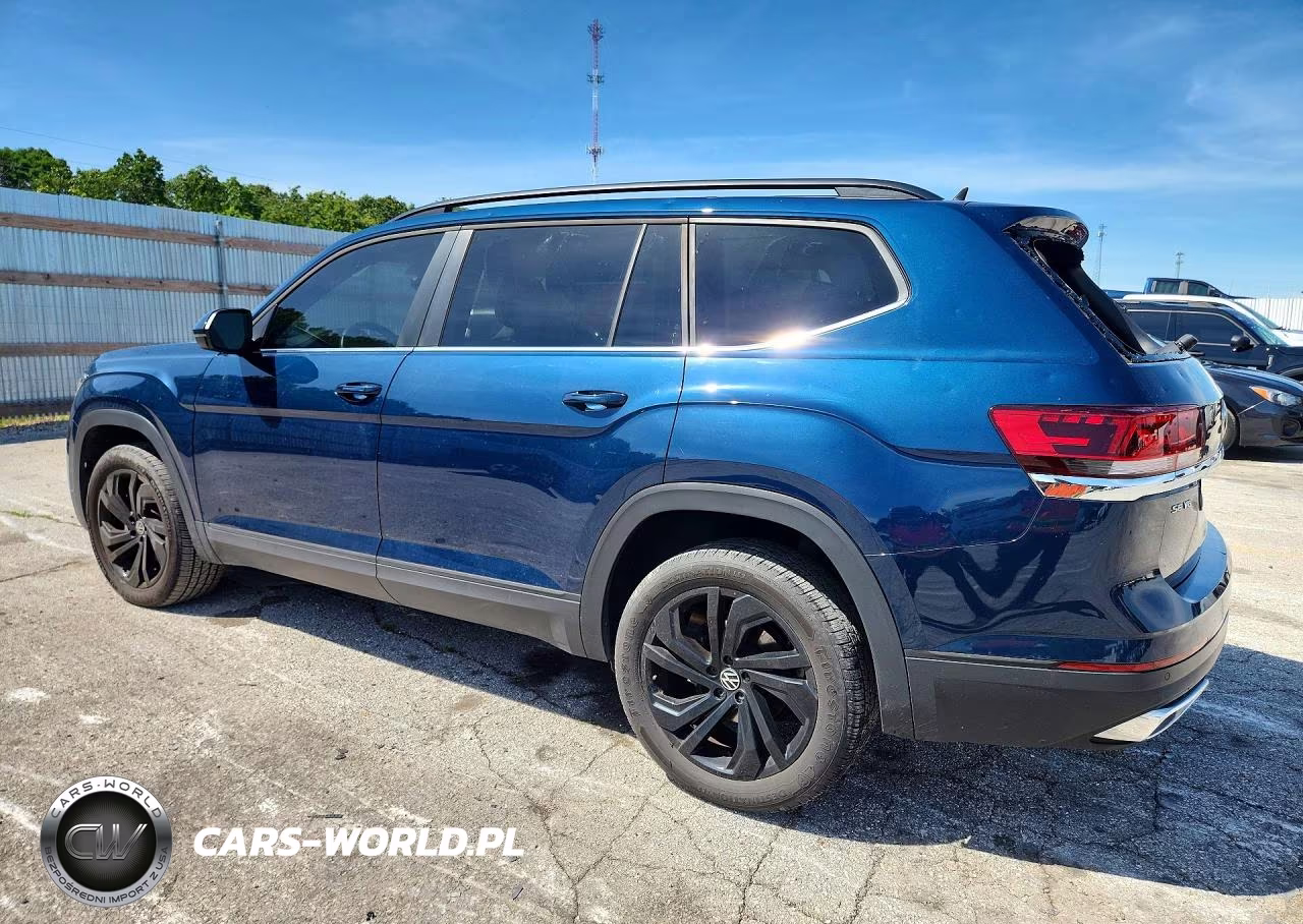 2022 Volkswagen Atlas Se VIN:1V2KR2CA1NC555879 - 2