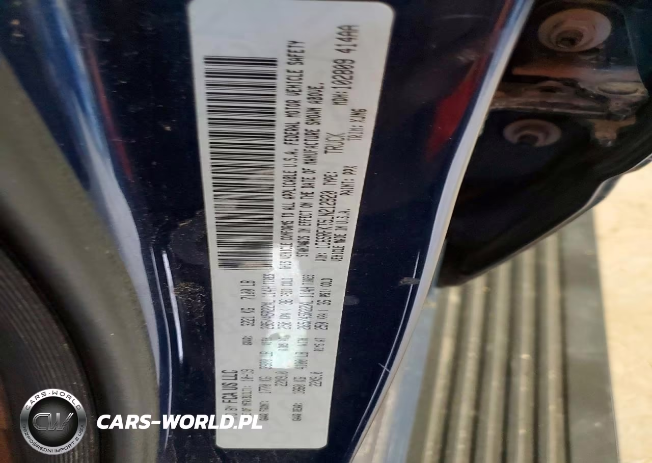 2020 Ram 1500 Longhorn VIN:1C6SRFKT5LN212920 - 12