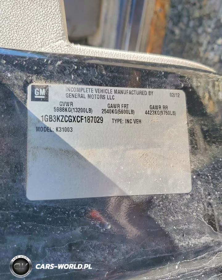 2012 Chevrolet Silverado K3500 VIN:1GB3KZCGXCF187029 - 12