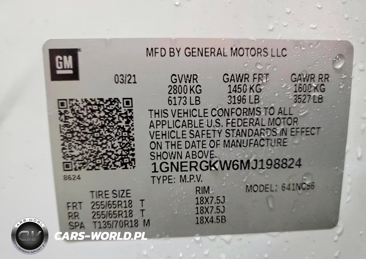 2021 Chevrolet Traverse Lt VIN:1GNERGKW6MJ198824 - 13