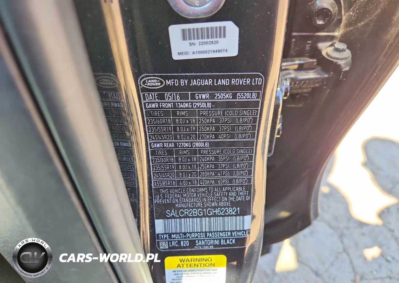 2016 Land Rover Discovery Sport Hse VIN:SALCR2BG1GH623821 - 12
