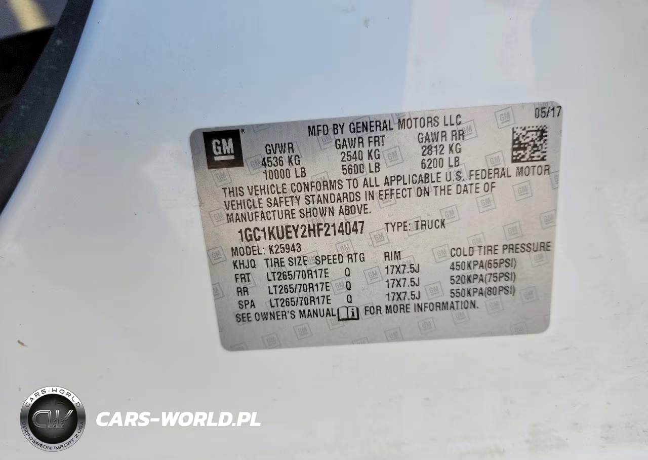 2017 Chevrolet Silverado K2500 Heavy Duty VIN:1GC1KUEY2HF214047 - 13