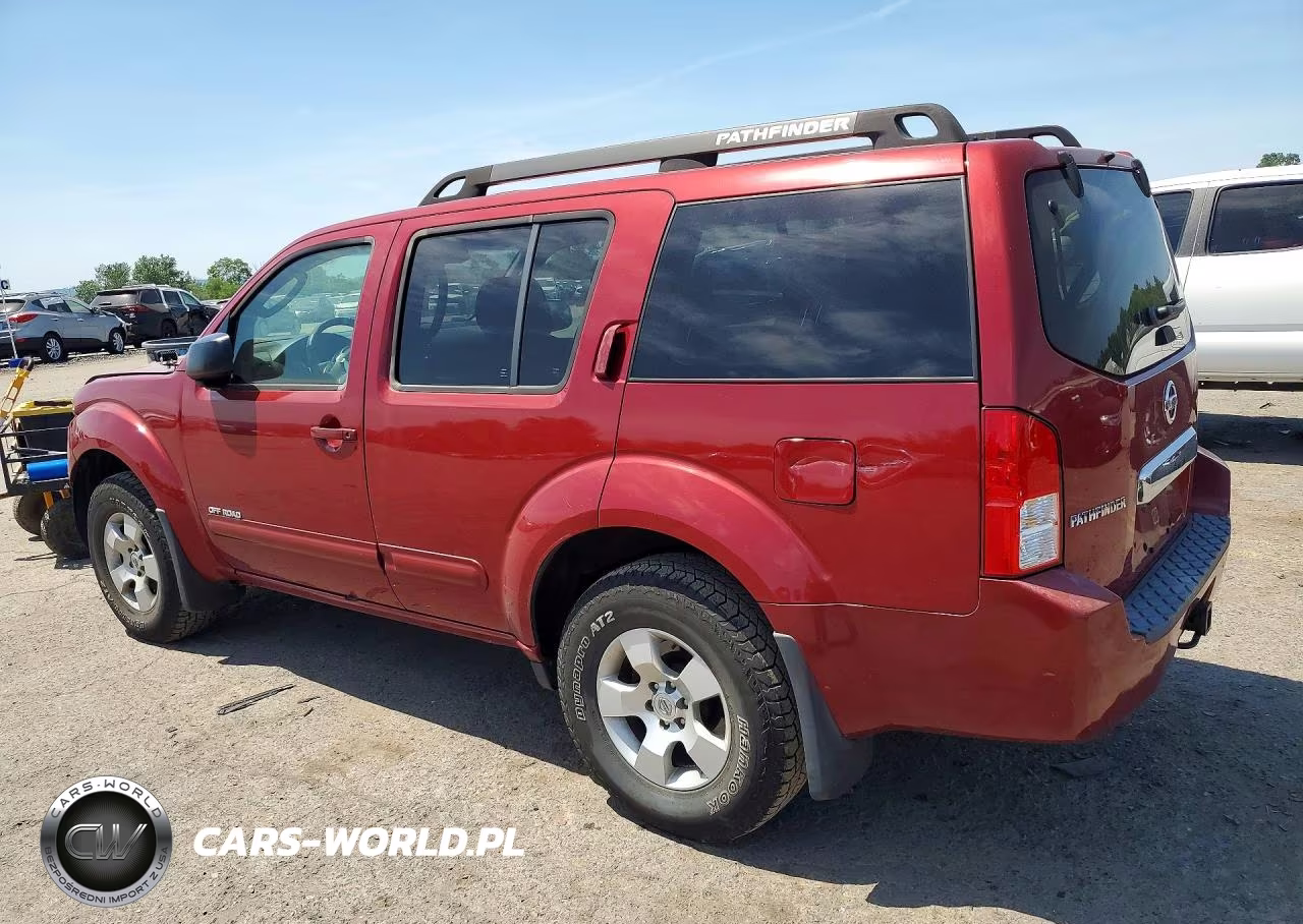 2007 Nissan Pathfinder S VIN:5N1AR18W07C611045 - 2