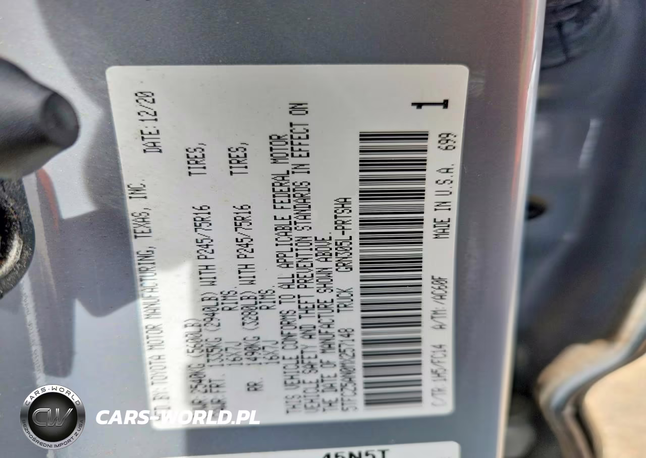 2021 Toyota Tacoma Sr5 V6 VIN:5TFCZ5AN0MX257148 - 13