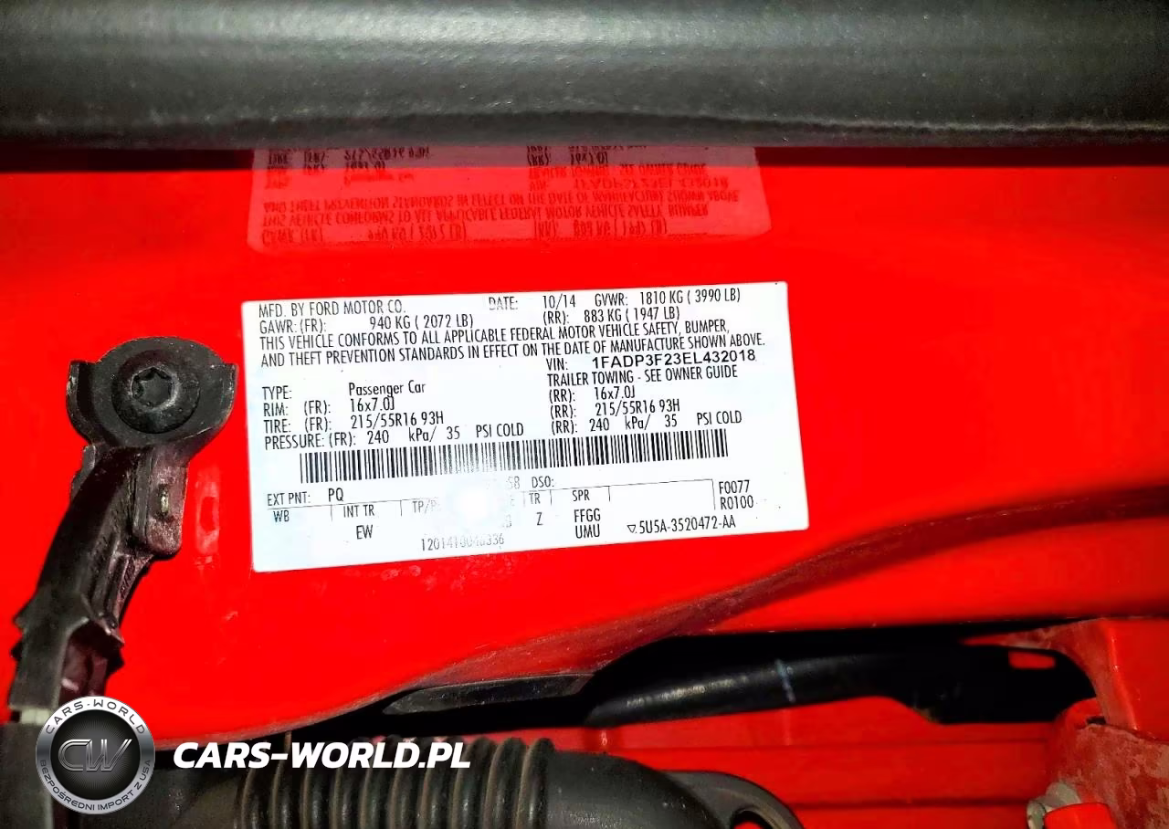2014 Ford Focus Se VIN:1FADP3F23EL432018 - 12