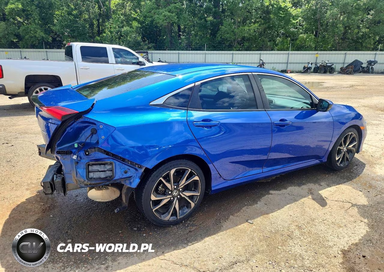 2020 Honda Civic Sport VIN:19XFC2F83LE004999 - 3