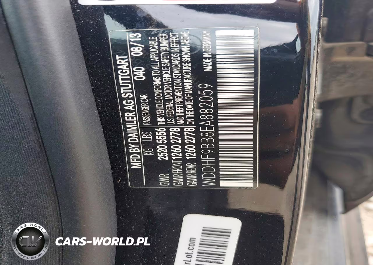2014 Mercedes-Benz E 550 4Matic VIN:WDDHF9BB8EA882059 - 12