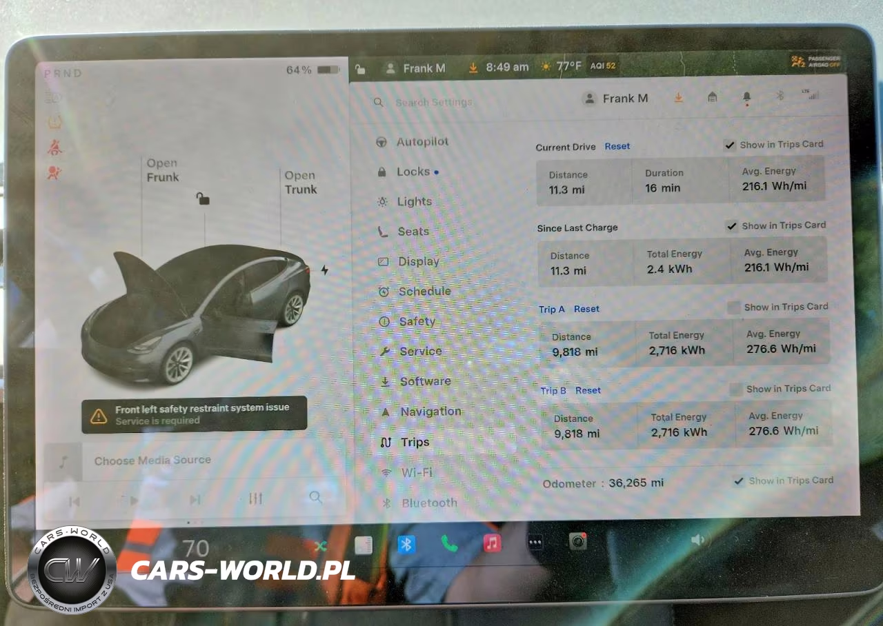 2022 Tesla Model 3 VIN:5YJ3E1EB0NF124065 - 9