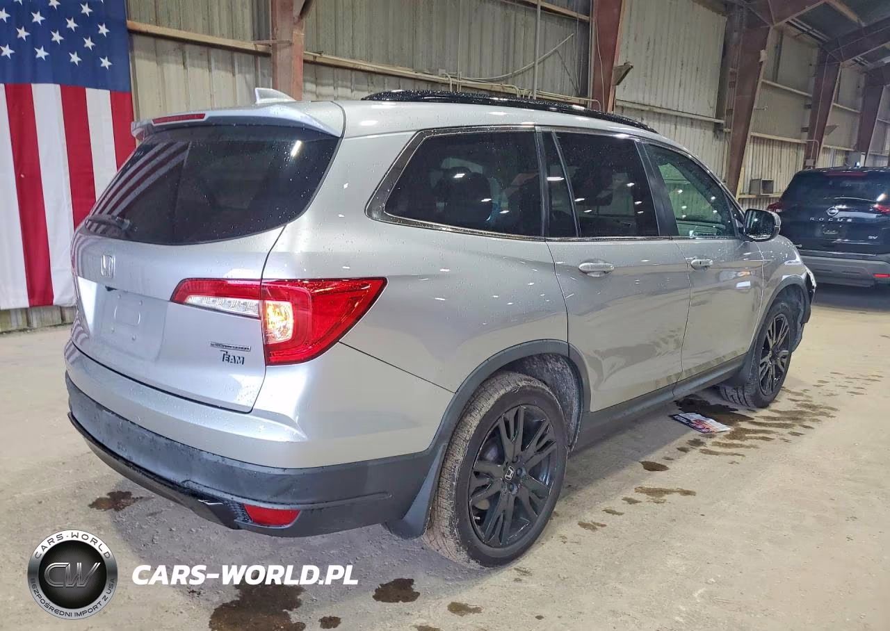 2021 Honda Pilot Se VIN:5FNYF5H27MB047635 - 3