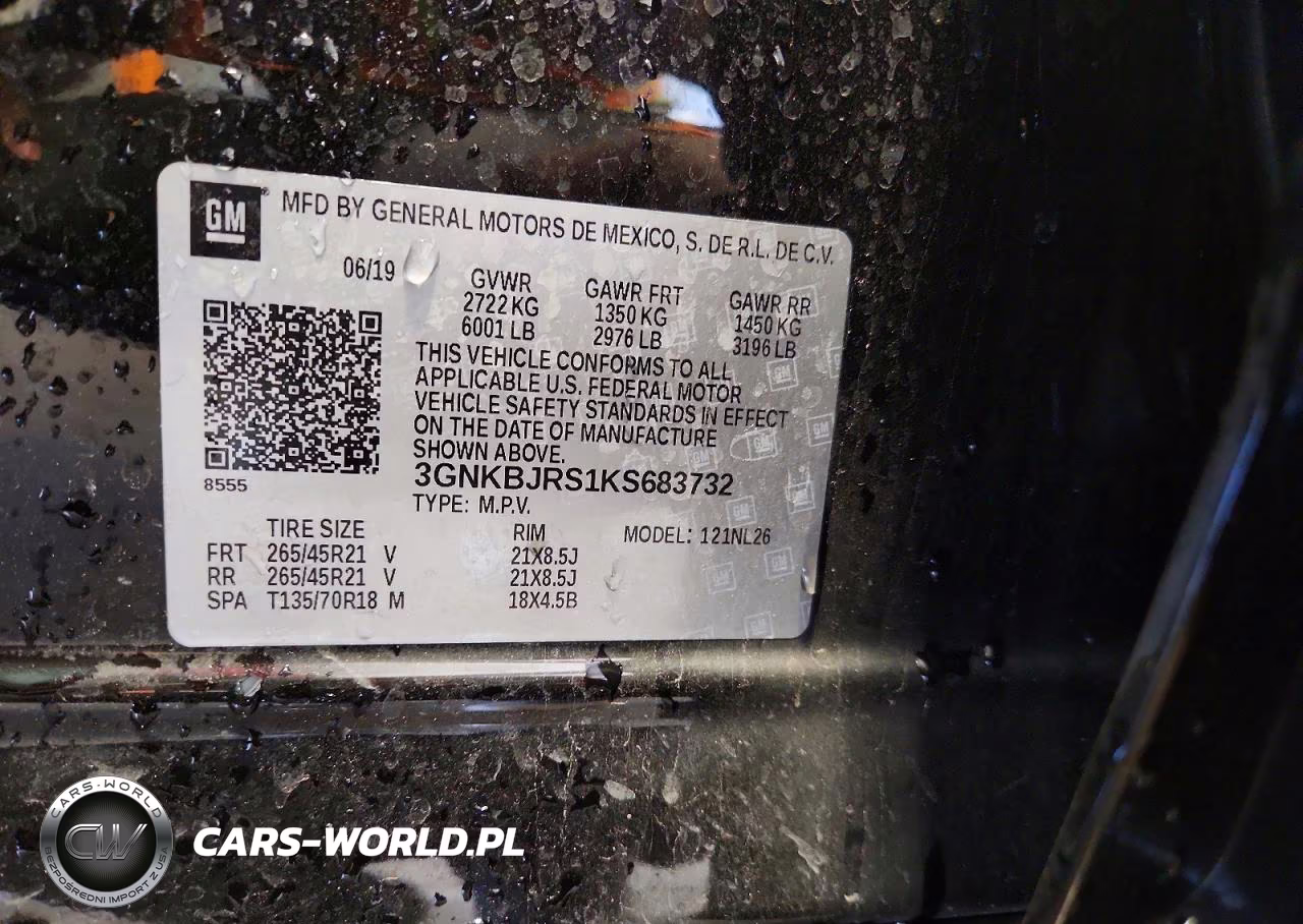 2019 Chevrolet Blazer Rs VIN:3GNKBJRS1KS683732 - 13