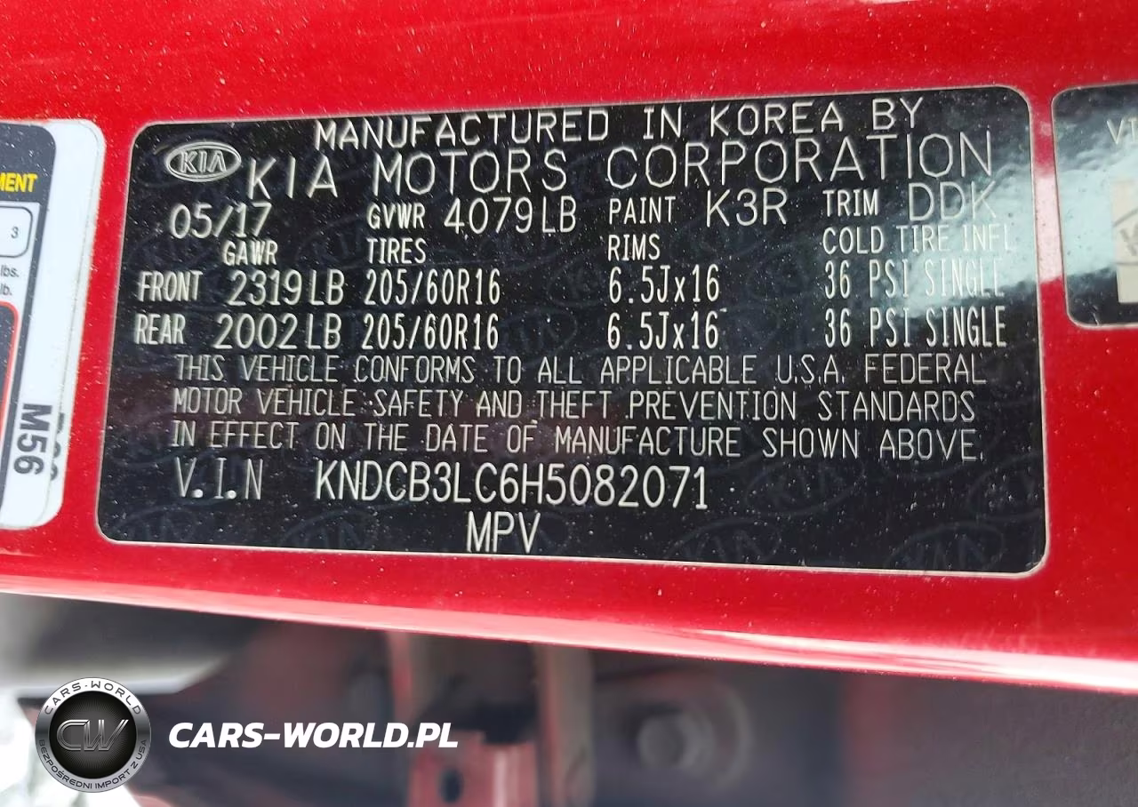 2017 Kia Niro Fe VIN:KNDCB3LC6H5082071 - 12