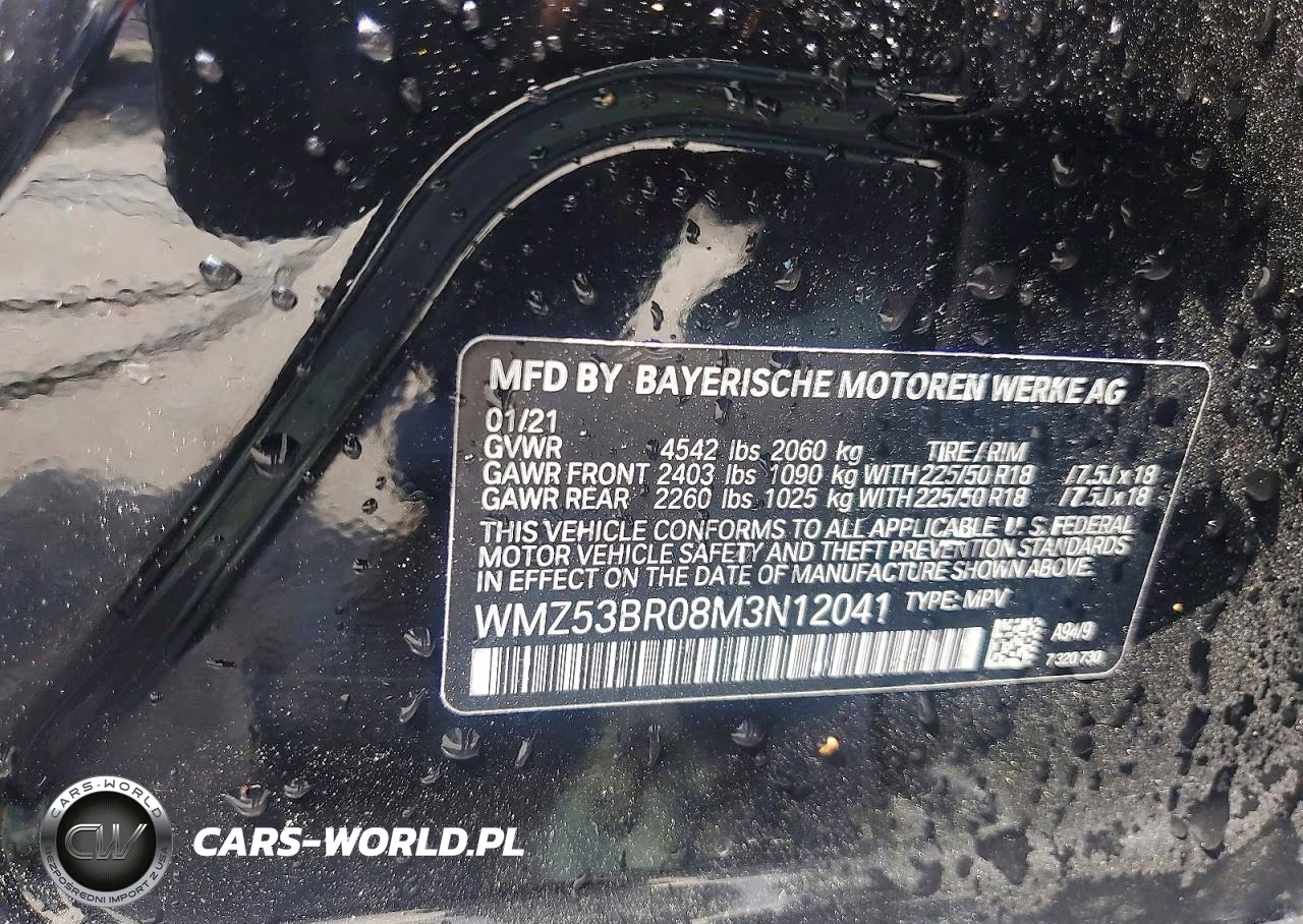2021 Mini Cooper S Countryman VIN:WMZ53BR08M3N12041 - 12