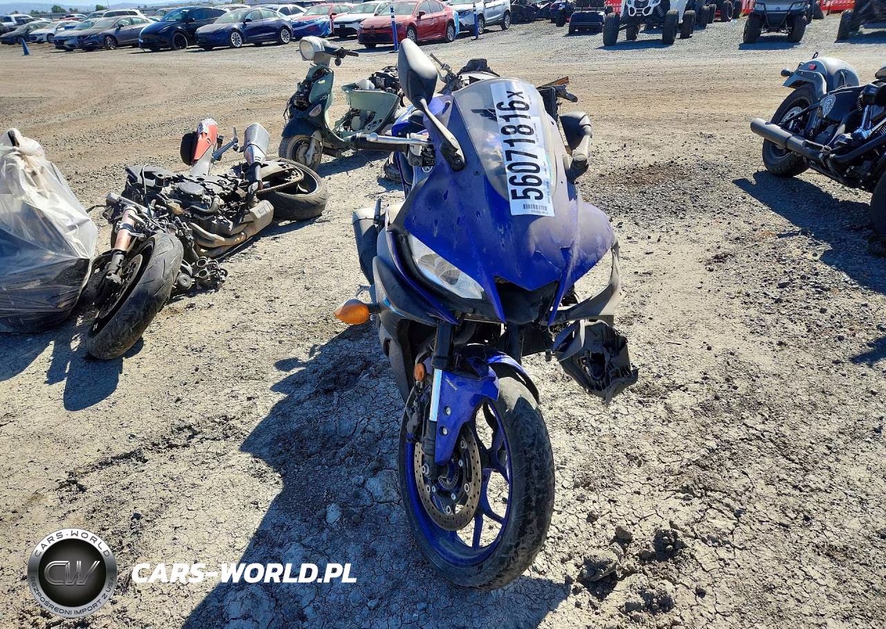 2024 Yamaha Yzfr3 A VIN:MH3RH18Y6RK014374 - 2