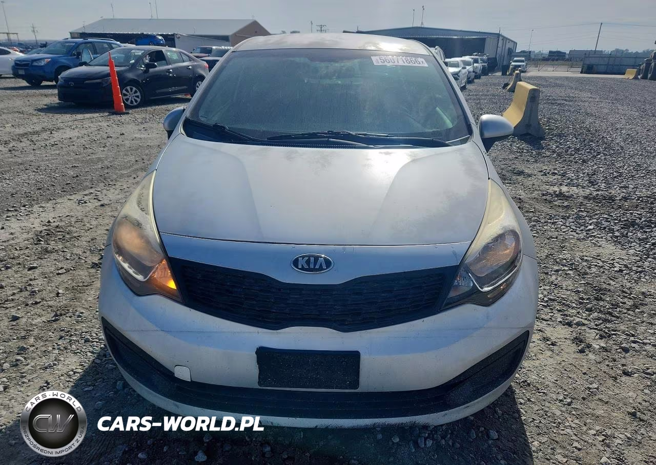 2014 Kia Rio Lx VIN:KNADM4A38E6358356 - 5