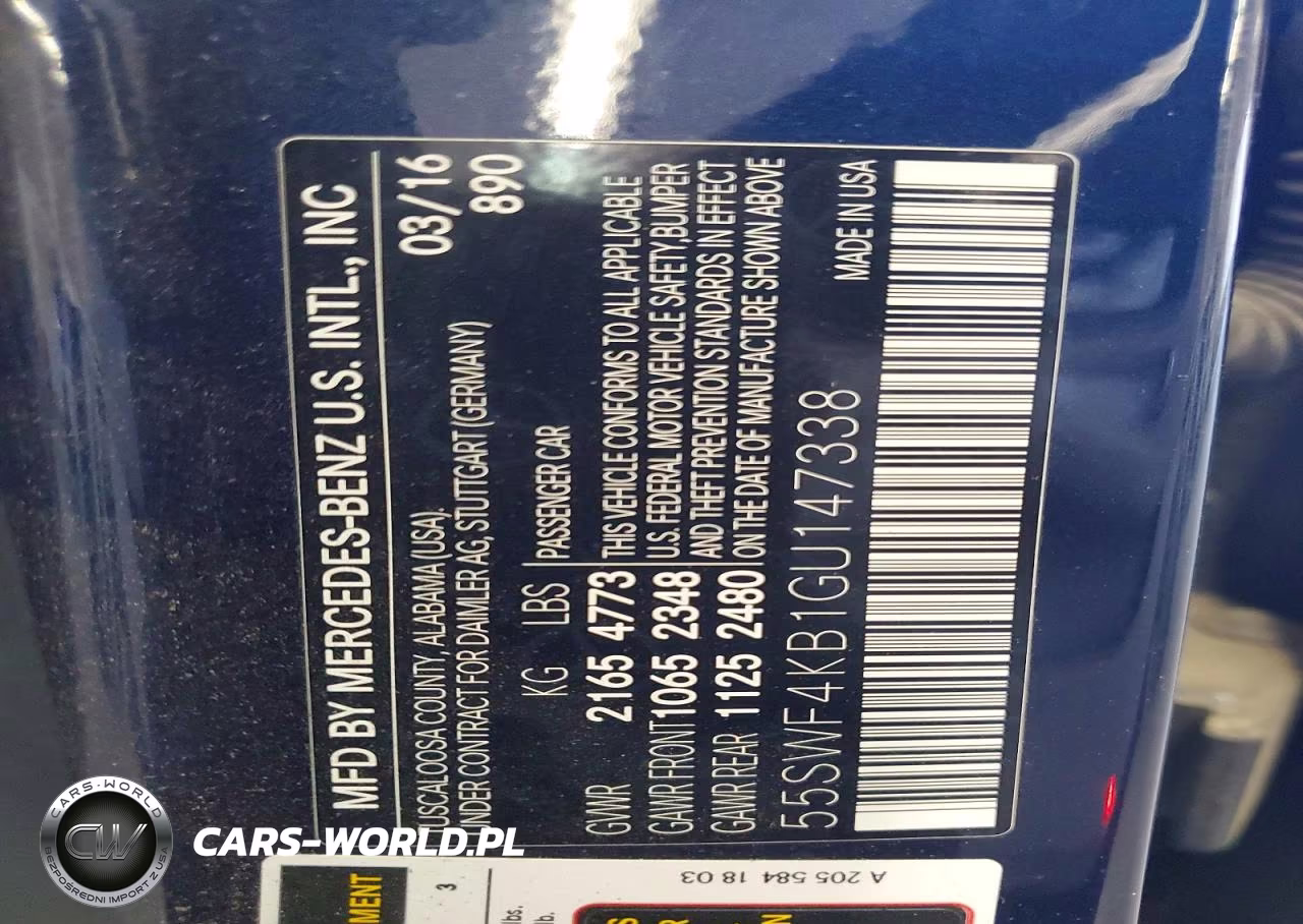 2016 Mercedes-Benz C 300 4Matic VIN:55SWF4KB1GU147338 - 12