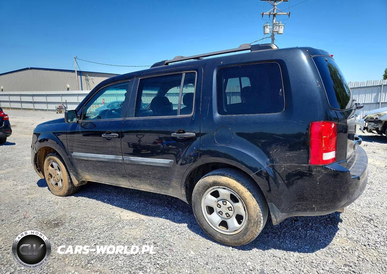 2015 Honda Pilot Lx VIN:5FNYF3H22FB015344 - 2