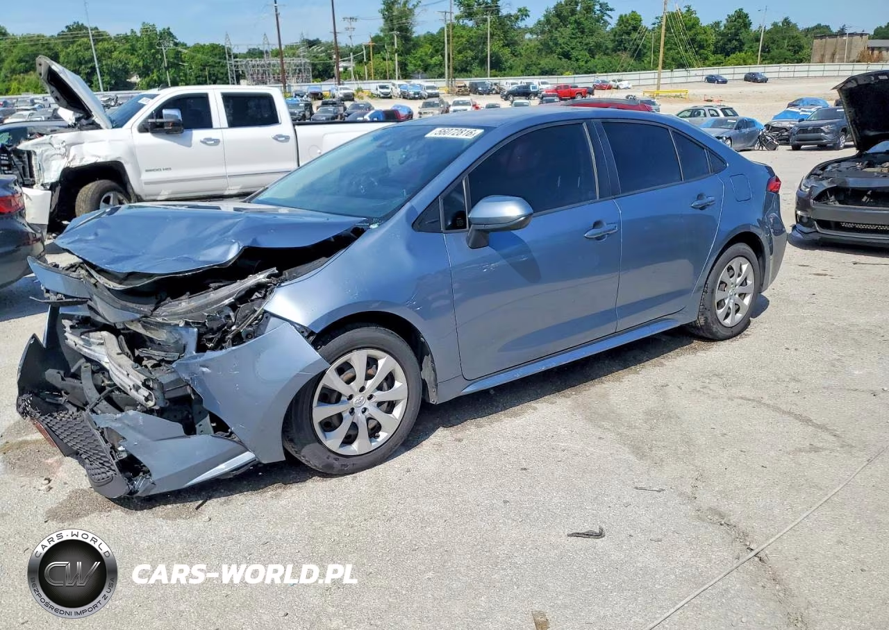2021 Toyota Corolla Le VIN:JTDEPMAE4MJ147425 - 1