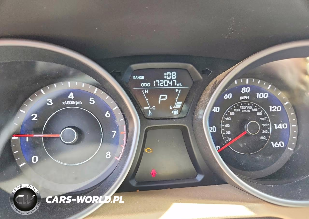 2013 Hyundai Elantra Gls VIN:5NPDH4AE7DH448630 - 9