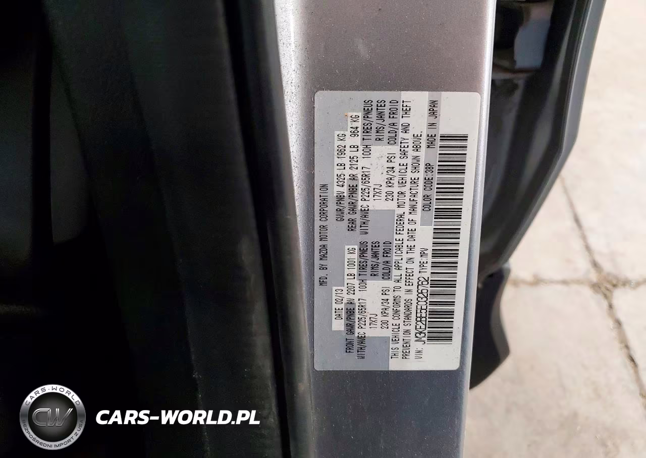 2014 Mazda Cx-5 Sport VIN:JM3KE2BE5E0326762 - 13