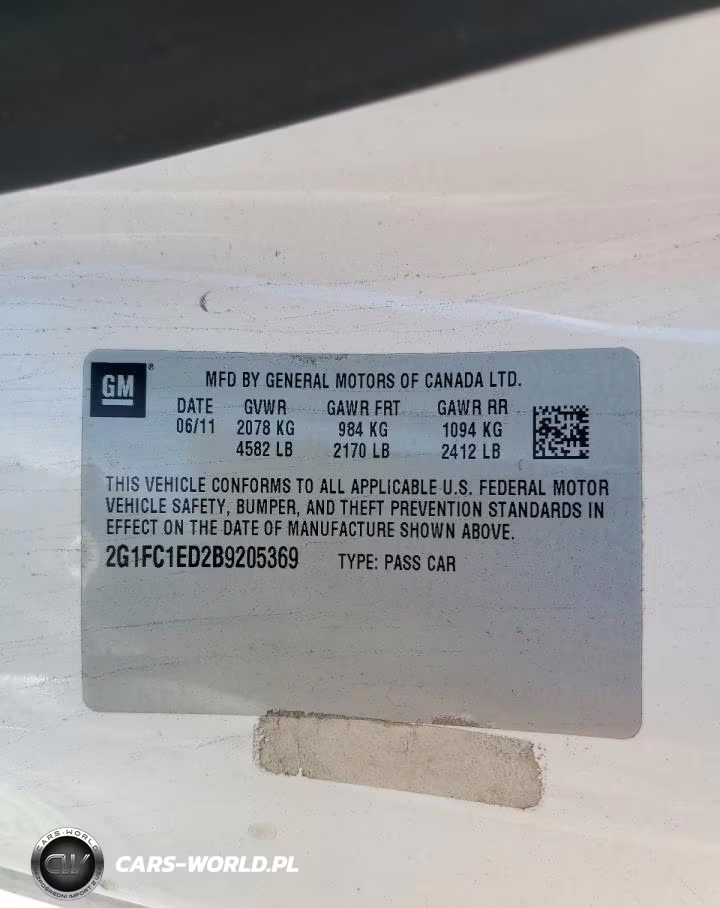 2011 Chevrolet Camaro Lt VIN:2G1FC1ED2B9205369 - 12