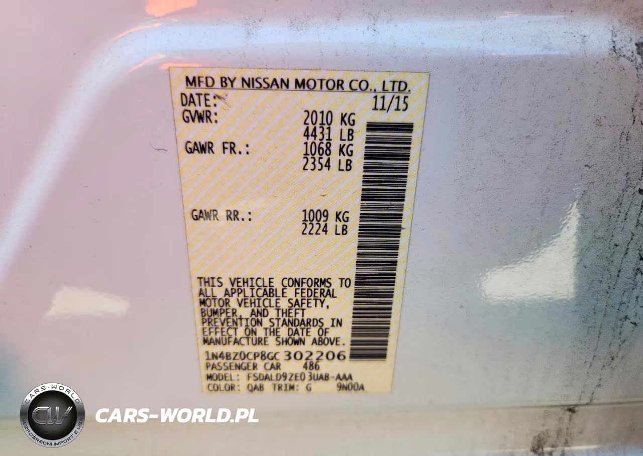 2016 Nissan Leaf Sv VIN:1N4BZ0CP8GC302206 - 12
