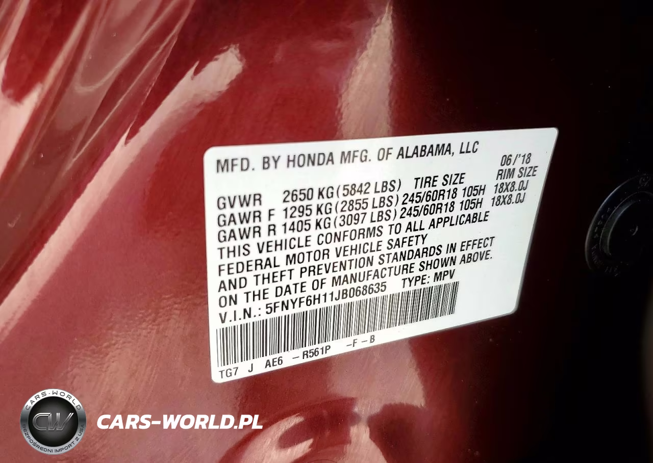 2018 Honda Pilot Lx VIN:5FNYF6H11JB068635 - 13
