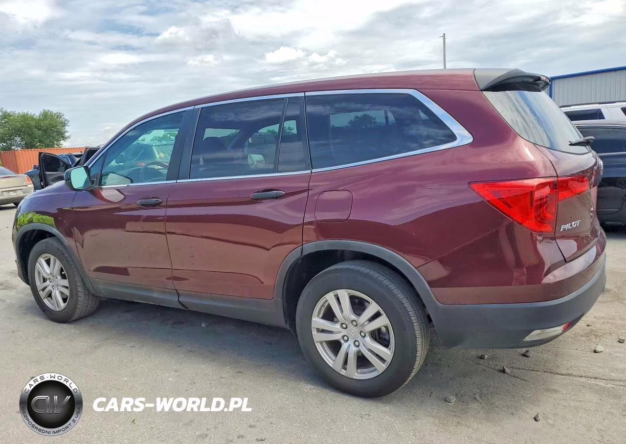 2018 Honda Pilot Lx VIN:5FNYF6H11JB068635 - 2