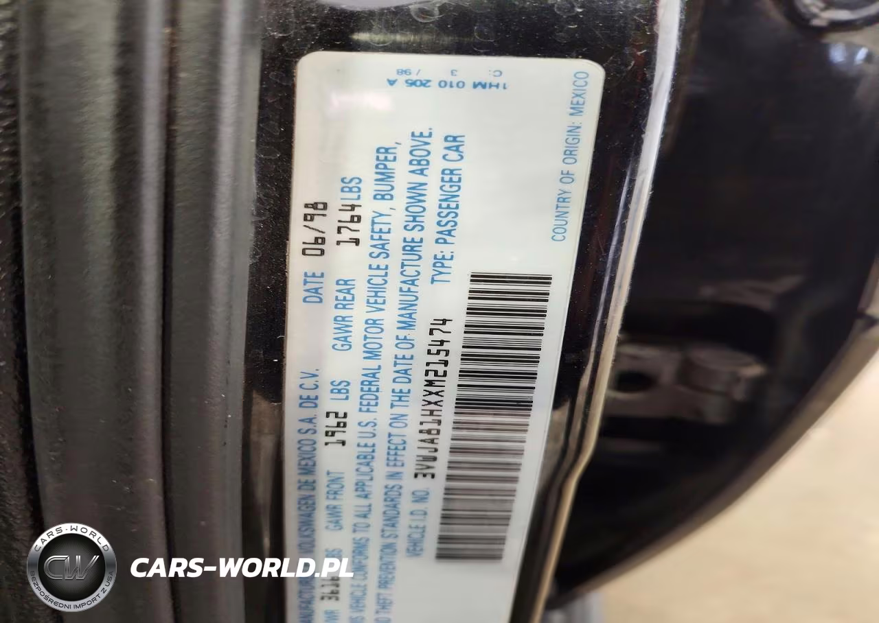 1999 Volkswagen Golf Wolfsburg VIN:3VWJA81HXXM215474 - 12