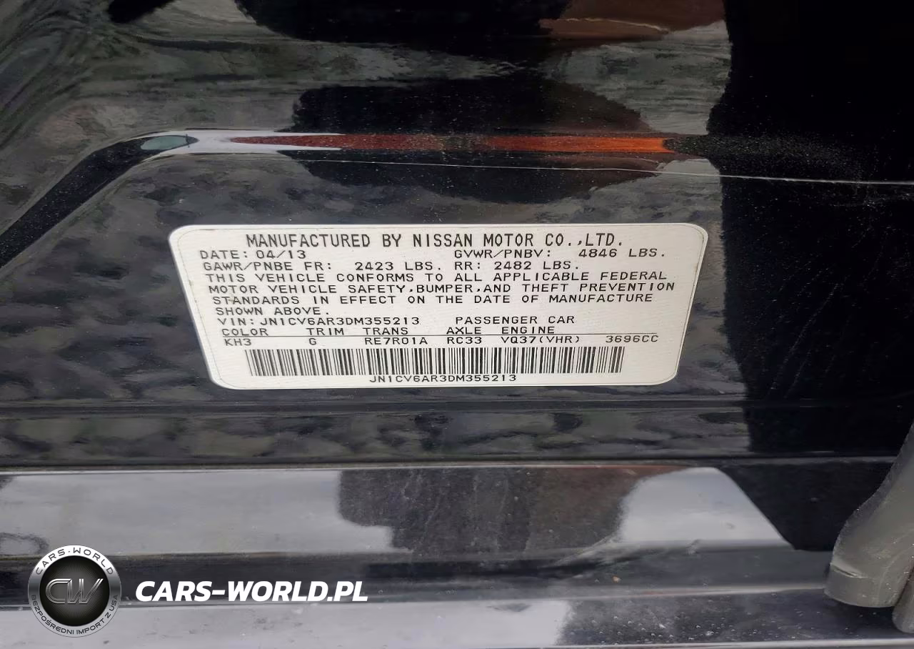 2013 Infiniti G37 Sedan X VIN:JN1CV6AR3DM355213 - 13