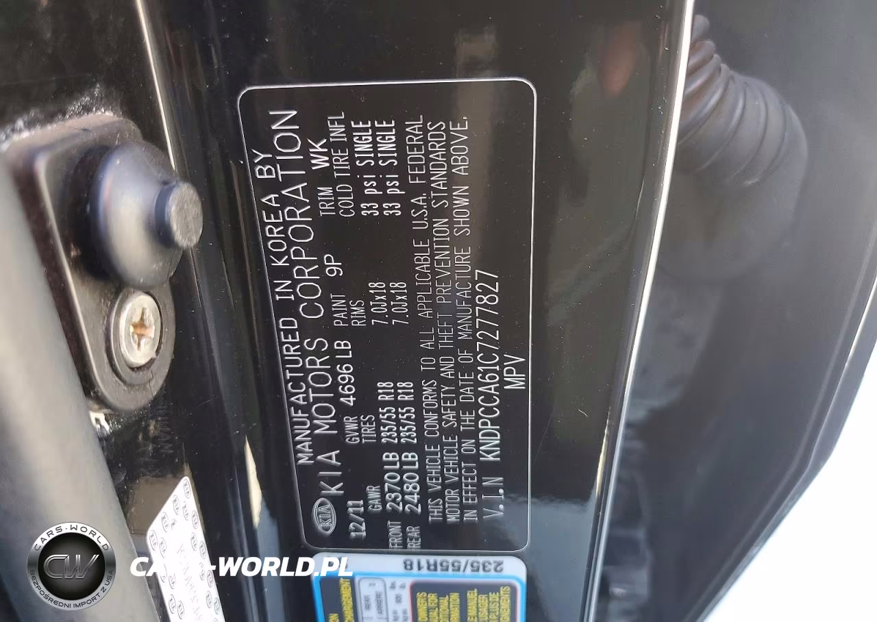 2012 Kia Sportage Sx VIN:KNDPCCA61C7277827 - 13