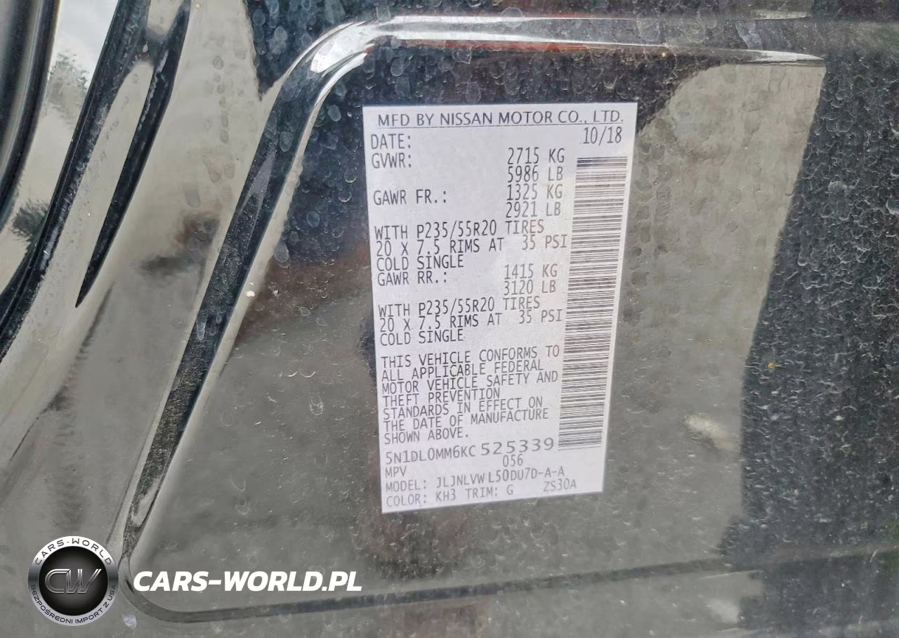 2019 Infiniti Qx60 Luxe VIN:5N1DL0MM6KC525339 - 14