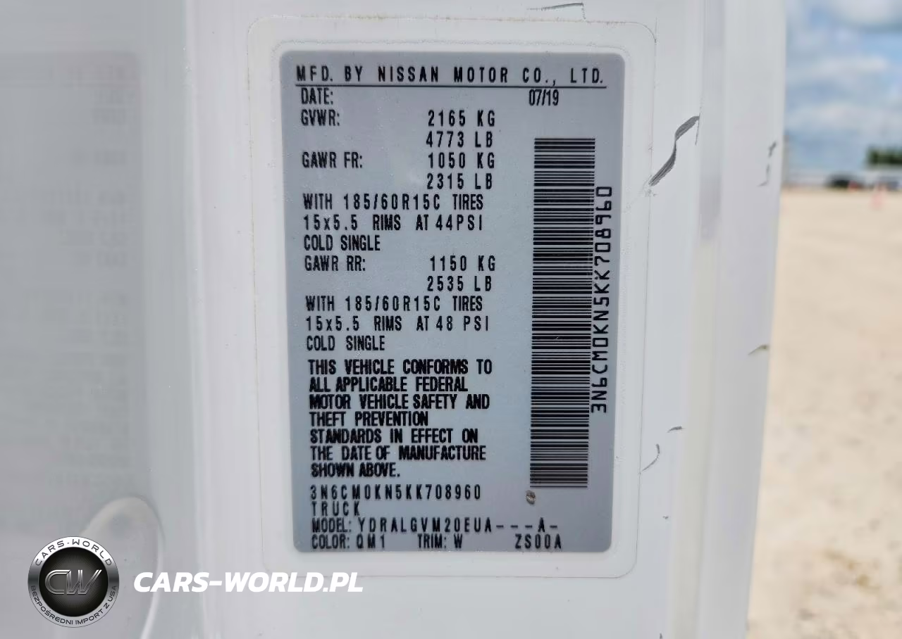 2019 Nissan Nv200 Sv VIN:3N6CM0KN5KK708960 - 13
