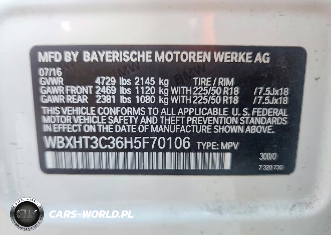 2017 BMW X1 xDrive28I VIN:WBXHT3C36H5F70106 - 13