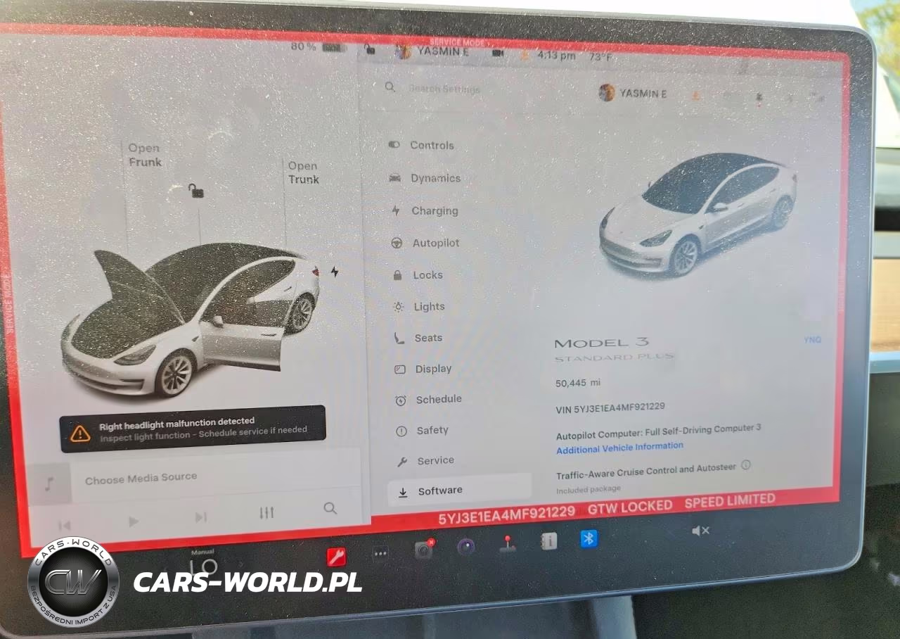 2021 Tesla Model 3 VIN:5YJ3E1EA4MF921229 - 9