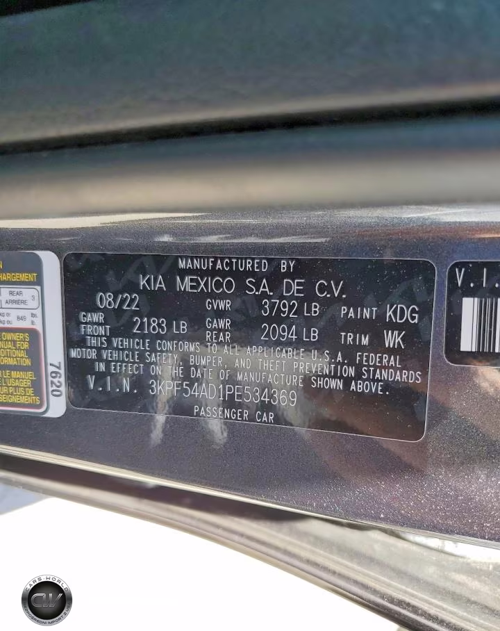2023 Kia Forte Gt Line VIN:3KPF54AD1PE534369 - 12