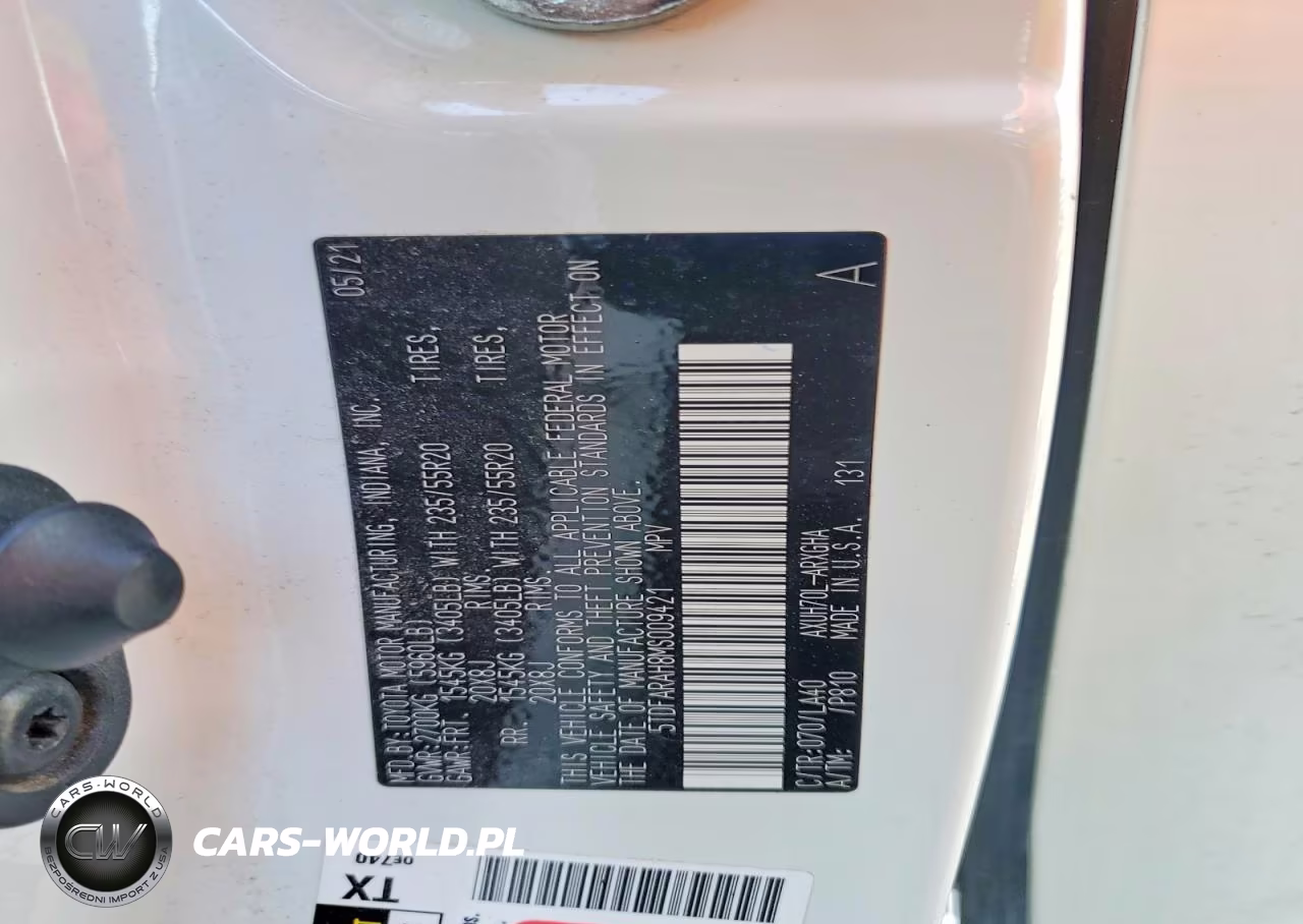 2021 Toyota Highlander Hybrid Platinum VIN:5TDFARAH8MS009421 - 13