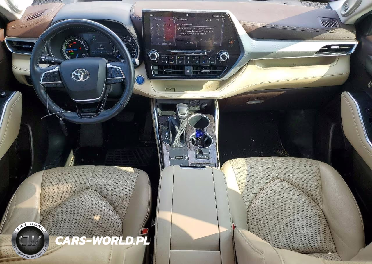 2021 Toyota Highlander Hybrid Platinum VIN:5TDFARAH8MS009421 - 8
