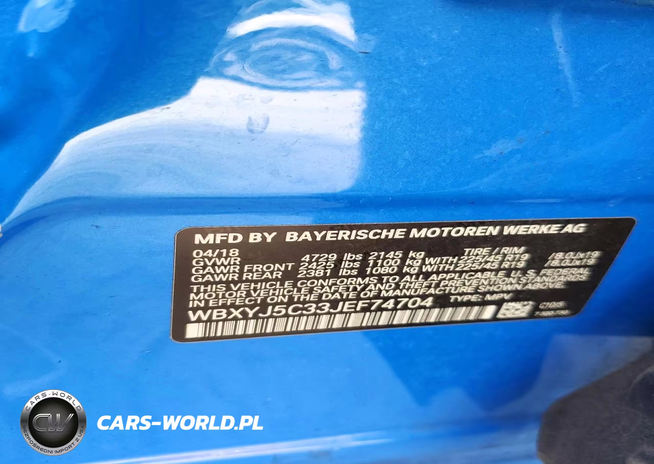 2018 BMW X2 xDrive28I VIN:WBXYJ5C33JEF74704 - 12