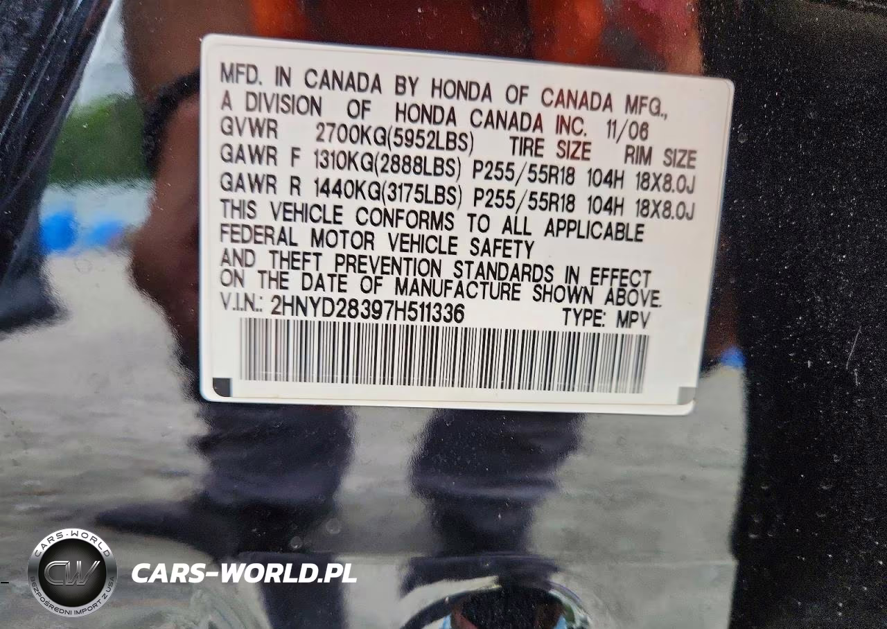 2007 Acura Mdx Technology VIN:2HNYD28397H511336 - 13