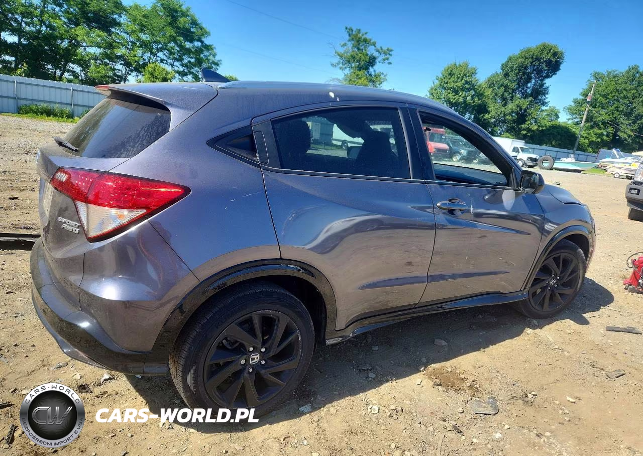 2022 Honda Hr-V Sport VIN:3CZRU6H11NM705478 - 3