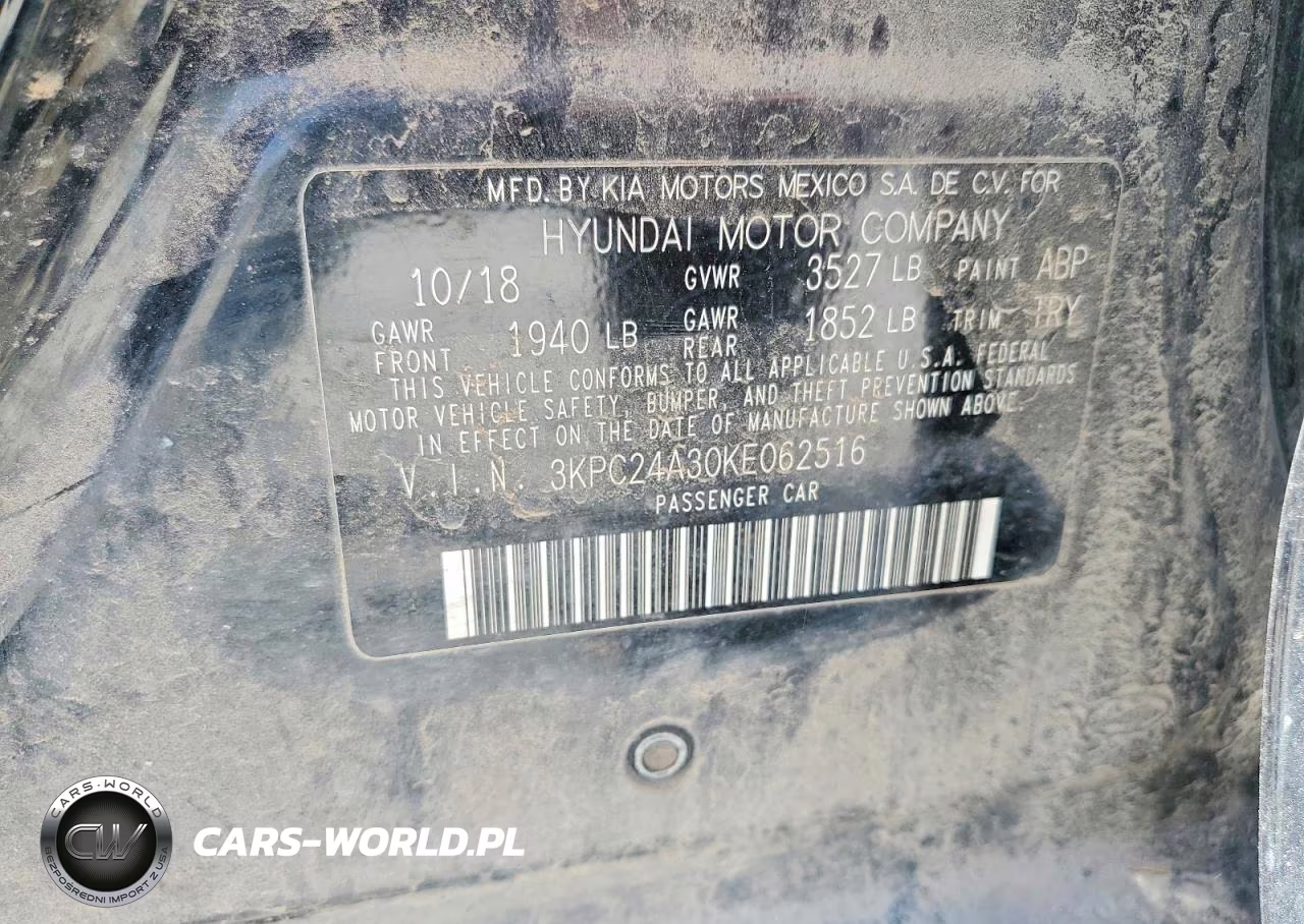 2019 Hyundai Accent Se VIN:3KPC24A30KE062516 - 12