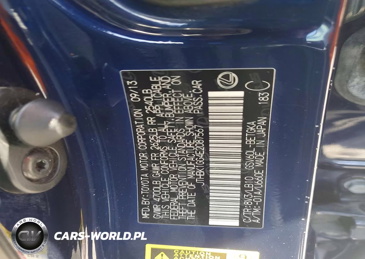 2014 Lexus Es 350 VIN:JTHBK1GG4E2087567 - 12