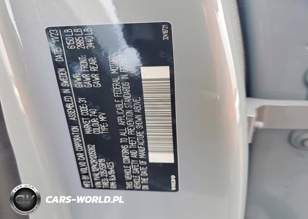 2024 Volvo Xc90 Core VIN:YV4L12PK2R1205062 - 13