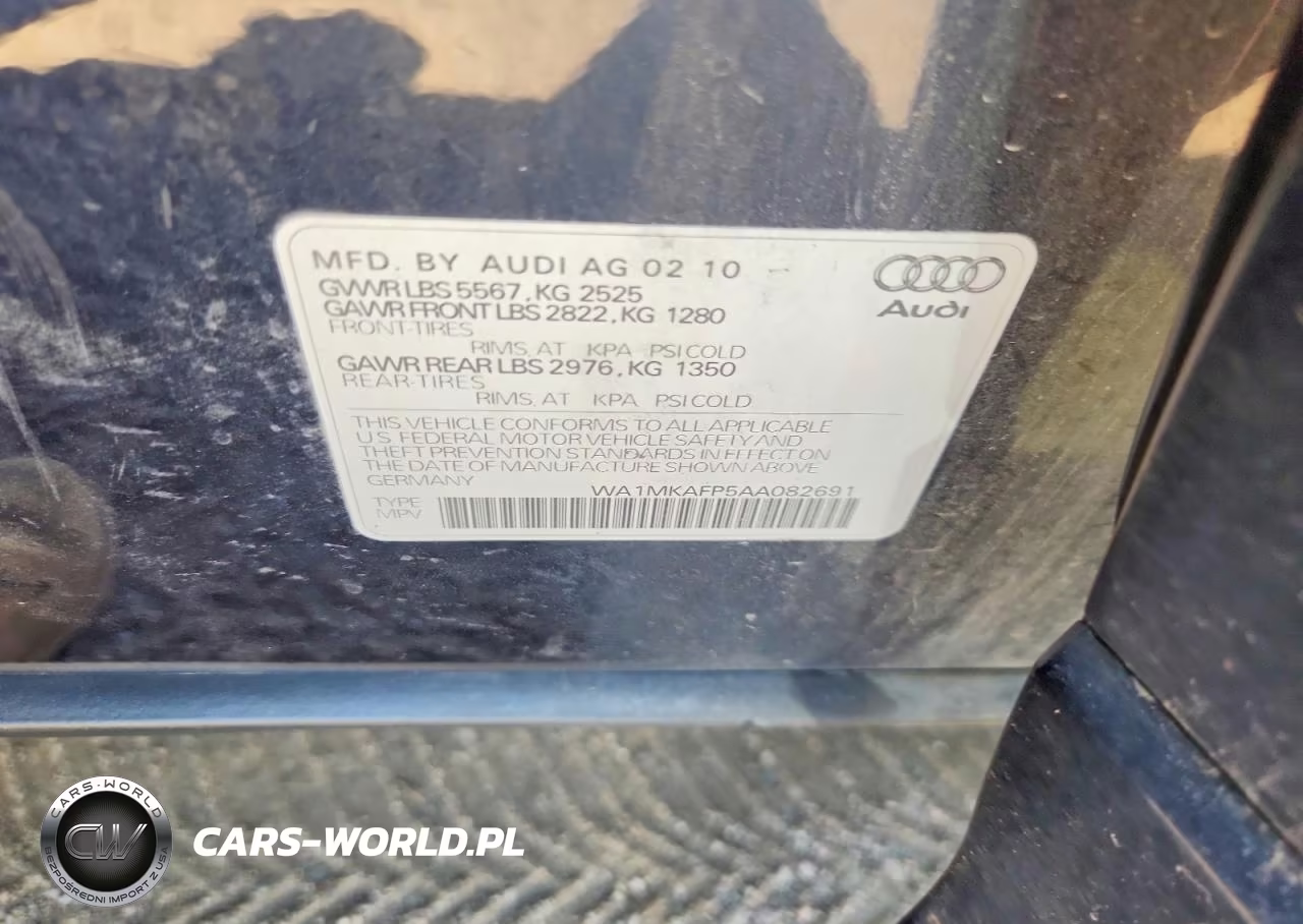 2010 Audi Q5 Premium Plus VIN:WA1MKAFP5AA082691 - 12