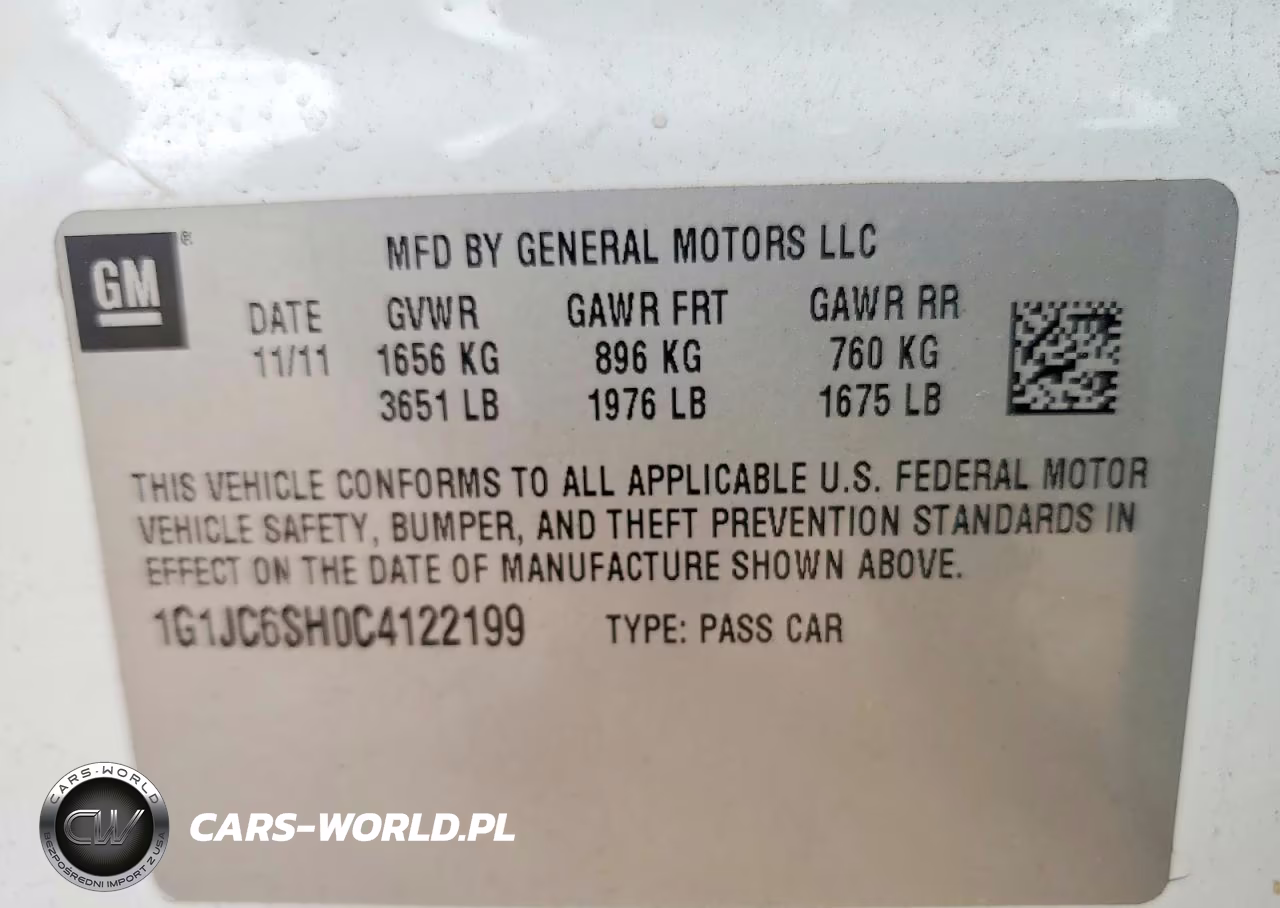 2012 Chevrolet Sonic Lt VIN:1G1JC6SH0C4122199 - 13