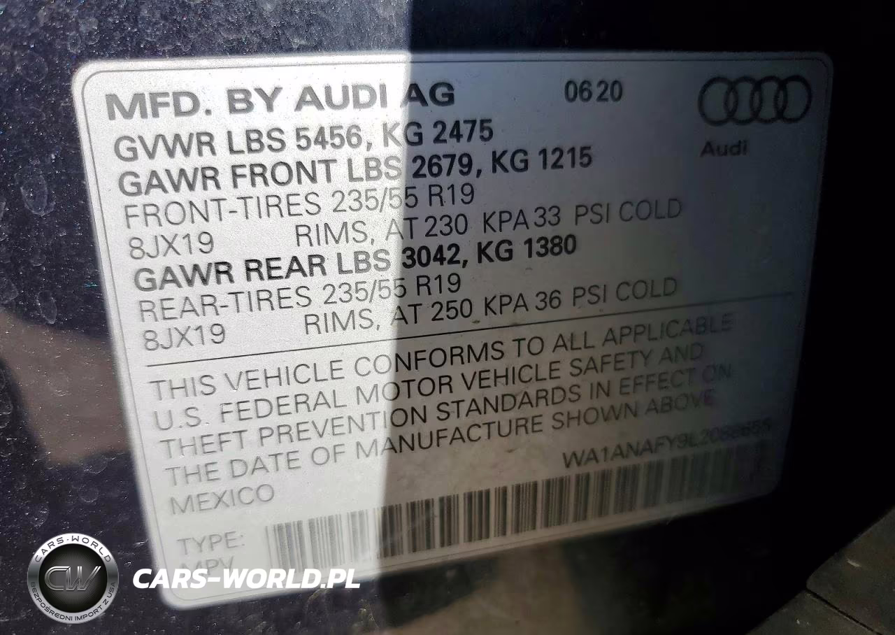 2020 Audi Q5 Premium VIN:WA1ANAFY9L2088655 - 13